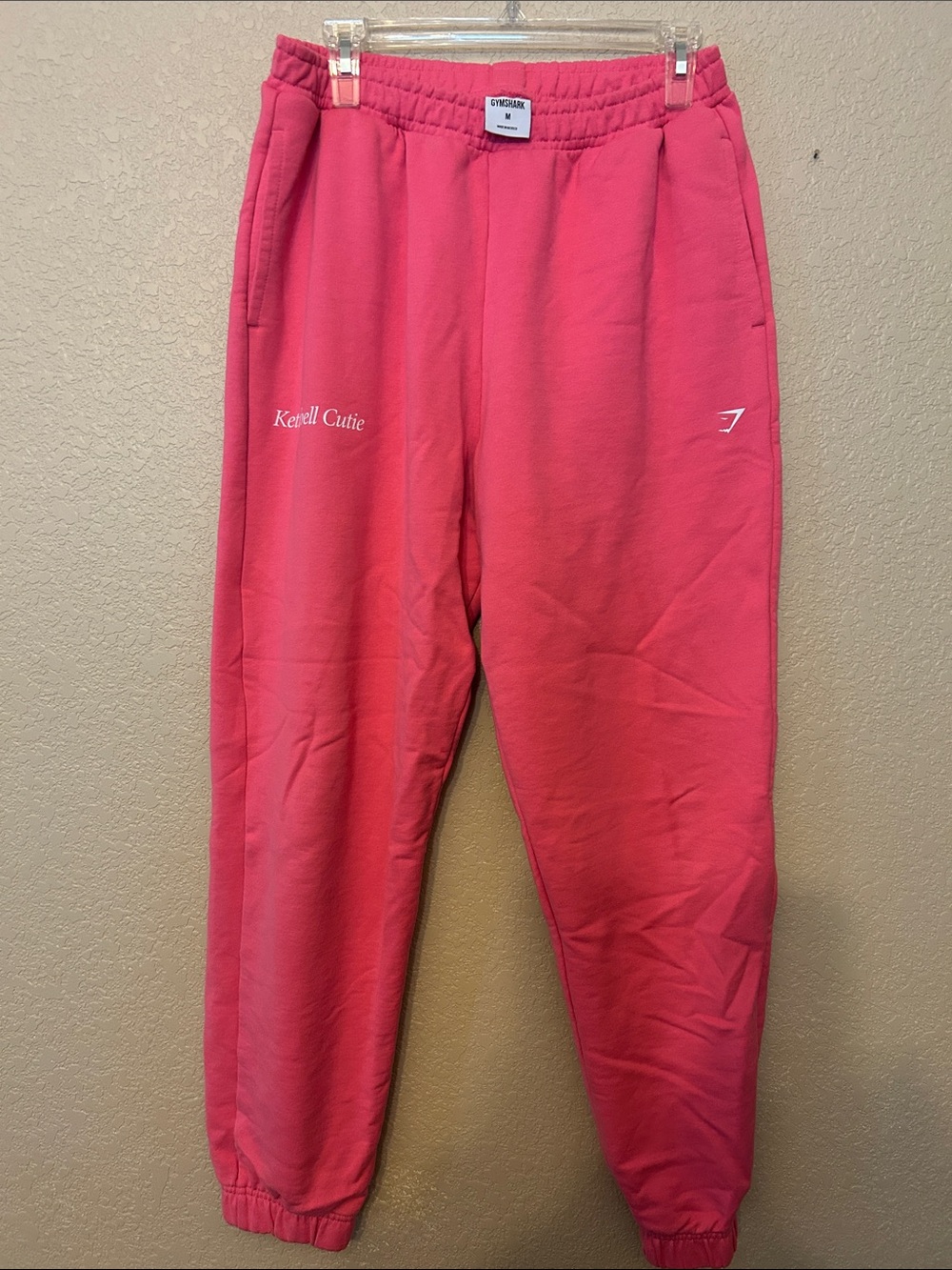 Gymshark Kids Coral Pink Jogger Sweatpants